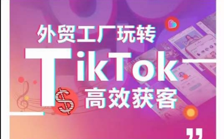 外贸工厂玩转TikTok高效获客，多种引流方式与账号定位技巧，拆解爆款短视频打造成功案例-牛课资源网